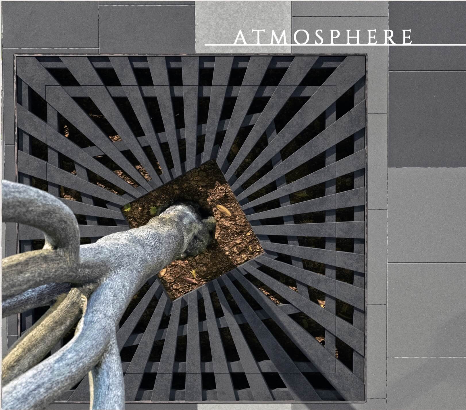 Приствольная решетка для дерева ZKING ATMOSPHERE 1.2х1.2м Черная в Югорске фото