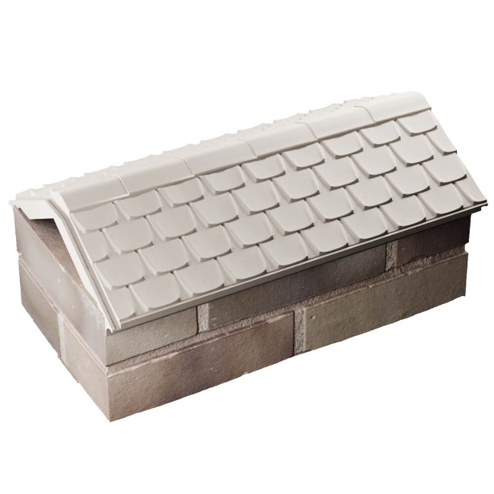 Парапет Zking Эльбрус Бежевый с посадкой на 1 кирпич (255мм) в Югорске фото