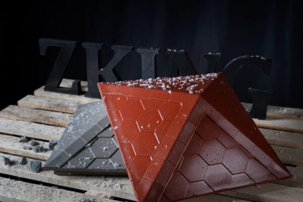 Колпак Zking Эверест Красный на столб 1.5х1.5 кирпича (390х390мм) в Югорске фото