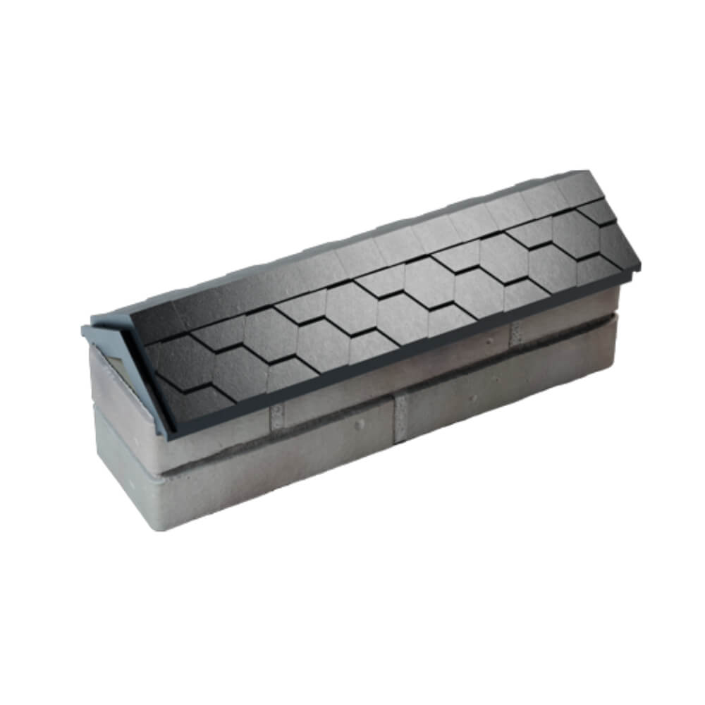 Парапет Zking Эверест Черный с посадкой на 0.5 кирпича (130мм) в Югорске фото