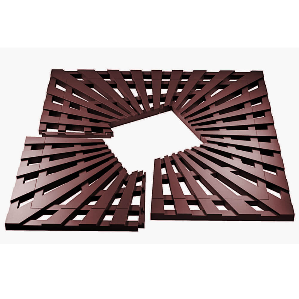 Приствольная решетка для дерева ZKING ATMOSPHERE 1.2х1.2м Коричневая в Югорске фото