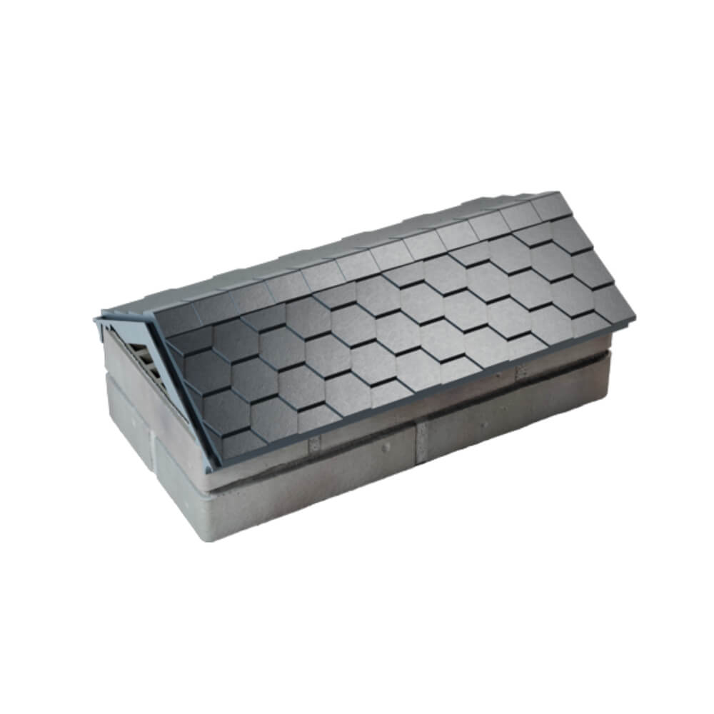 Парапет Zking Эверест Серый с посадкой на 1 кирпич (200/225/255мм) в Югорске фото