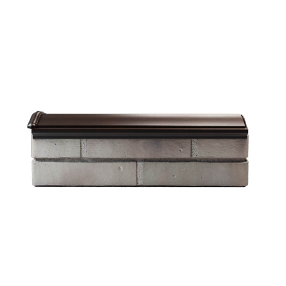 Парапет Zking Монблан Коричневый посадка на 0.5 кирпича (130мм) в Югорске фото