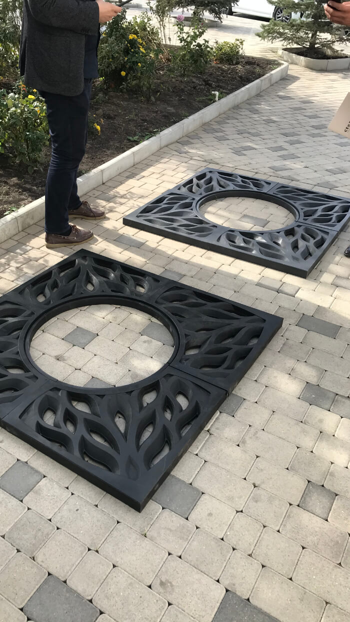 Приствольная решетка для дерева ZKING CRUST 1.2х1.2м Черная в Югорске фото