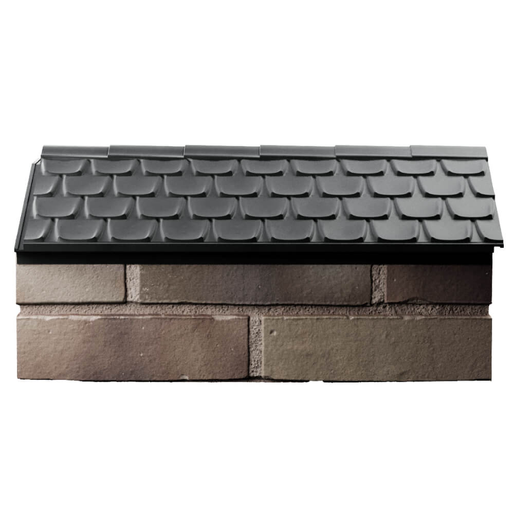 Парапет Zking Эльбрус Серый с посадкой на 1 кирпич (255мм) в Югорске фото