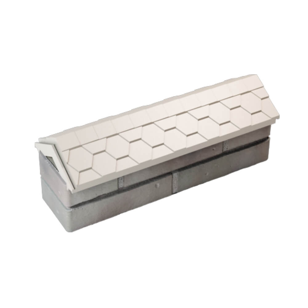 Парапет Zking Эверест Бежевый с посадкой на 0.5 кирпича (130мм) в Югорске фото