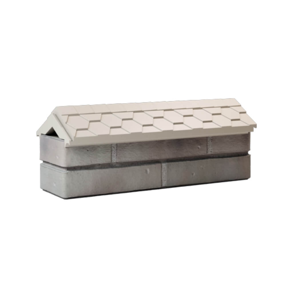 Парапет Zking Эверест Бежевый с посадкой на 0.5 кирпича (130мм) Югорск фото