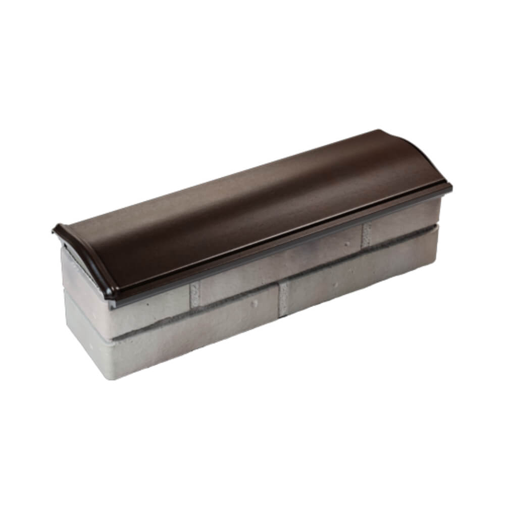 Парапет Zking Монблан Коричневый посадка на 0.5 кирпича (130мм) в Югорске фото