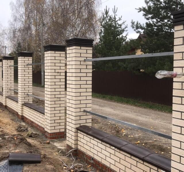 Колпак Zking Бона ХайТек Коричневый на столб 1.5х1.5 кирпича (385х385мм) в Югорске фото