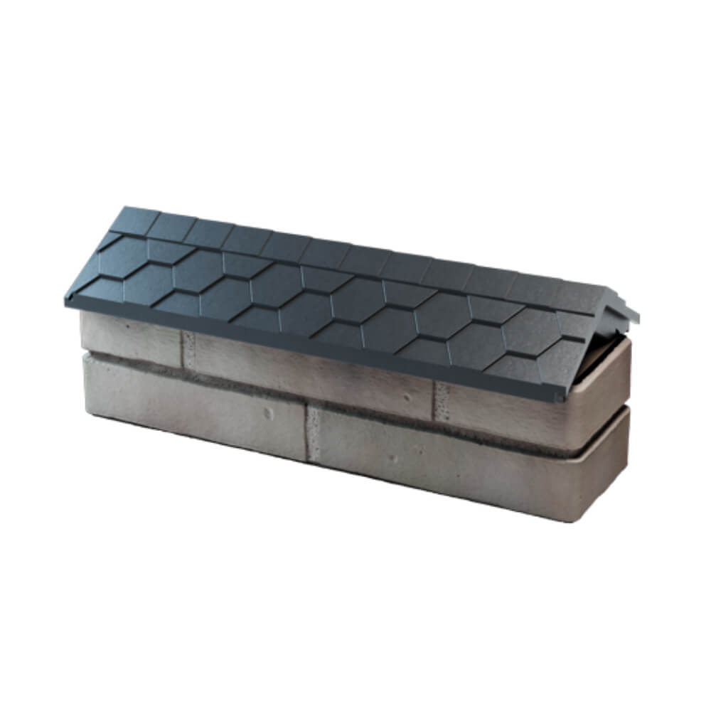 Парапет Zking Эверест Серый с посадкой на 0.5 кирпича (130мм) в Югорске фото