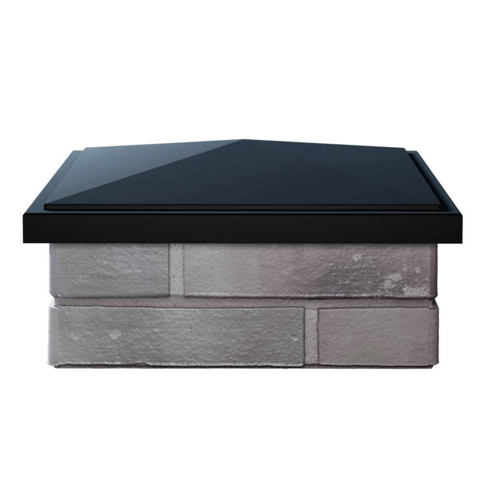 Колпак Zking БонаМоно Черный на столб 1.5х1.5 кирпича (385х385, 400х400мм) Югорск фото