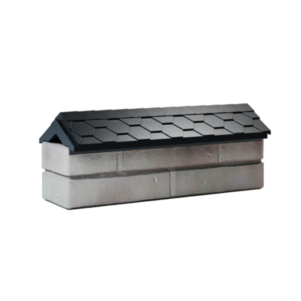 Парапет Zking Эверест Черный с посадкой на 0.5 кирпича (130мм) Югорск фото