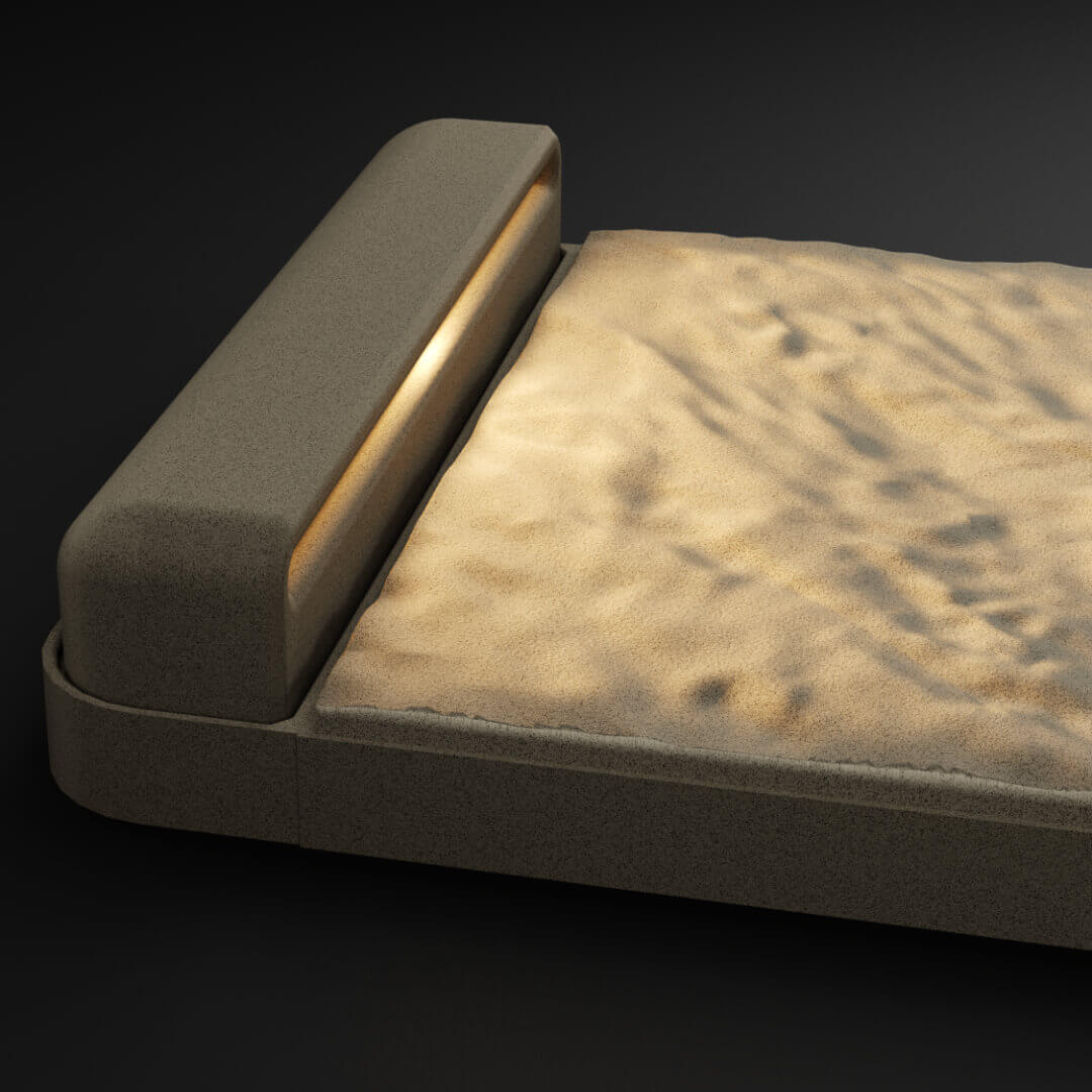 LED Светильник для шаговой плиты STONE Светлая Галька 330х75х98мм Югорск фото