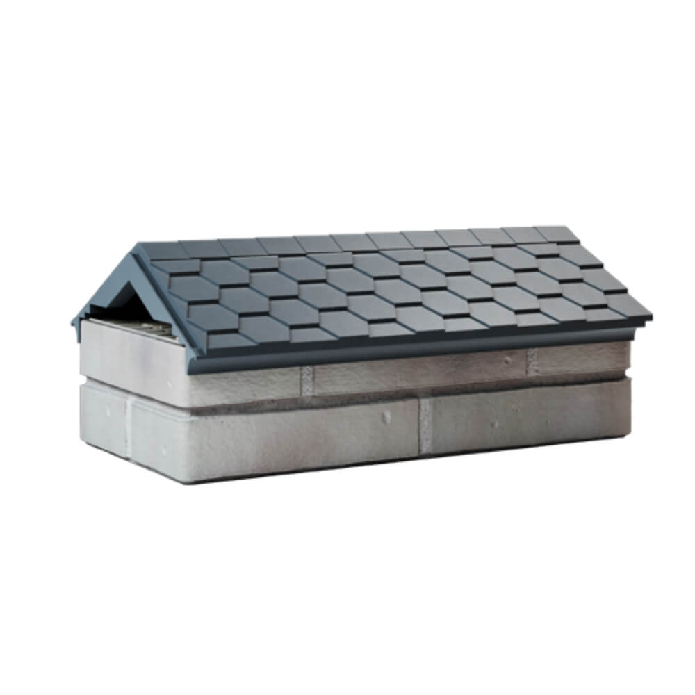 Парапет Zking Эверест Серый с посадкой на 1 кирпич (200/225/255мм) Югорск фото