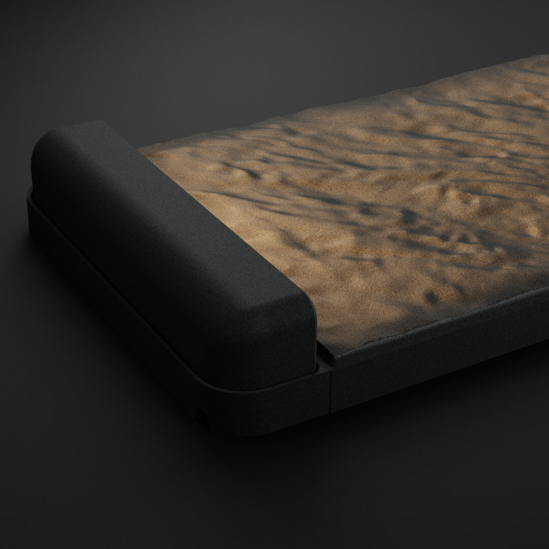 LED Светильник для шаговой плиты STONE Графитовый Серый 330х75х98мм в Югорске фото