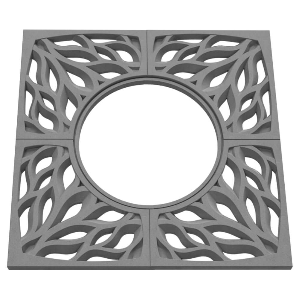 Приствольная решетка для дерева ZKING CRUST 1.2х1.2м Серая в Югорске фото