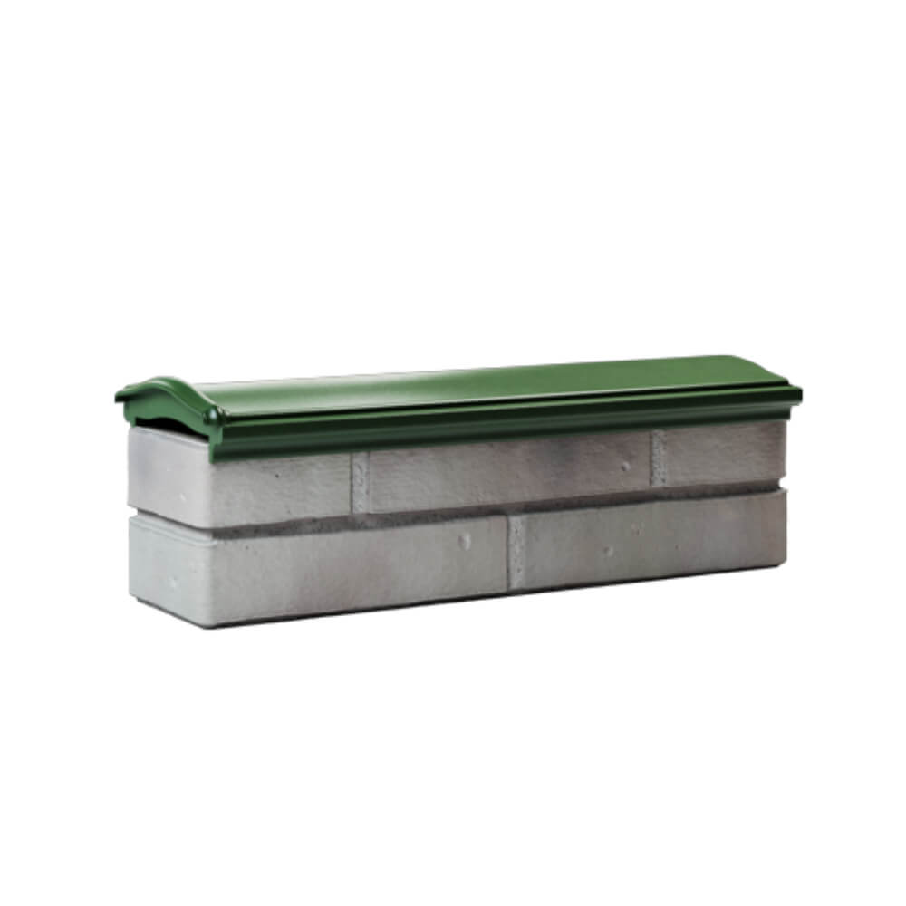 Парапет Zking Монблан Зеленый посадка на 0.5 кирпича (130мм) Югорск фото