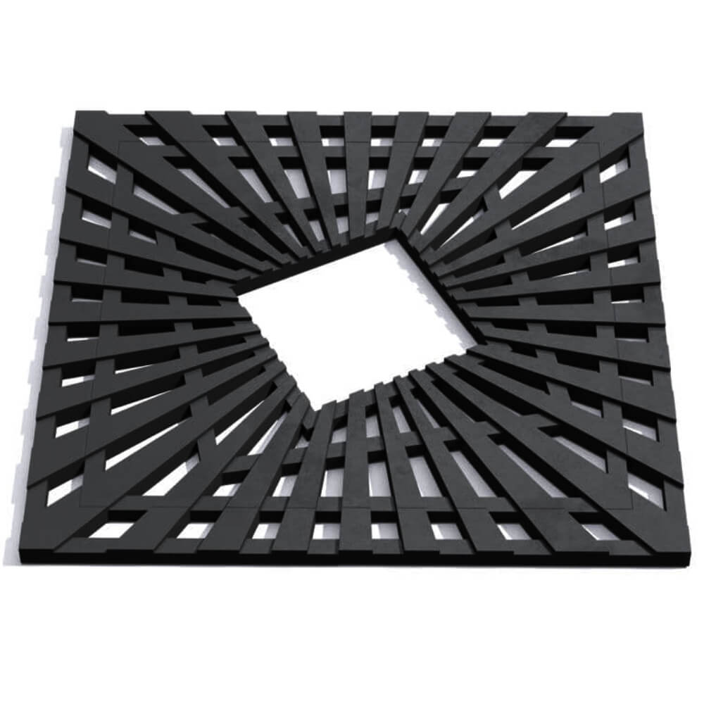 Приствольная решетка для дерева ZKING ATMOSPHERE 1.2х1.2м Черная Югорск фото