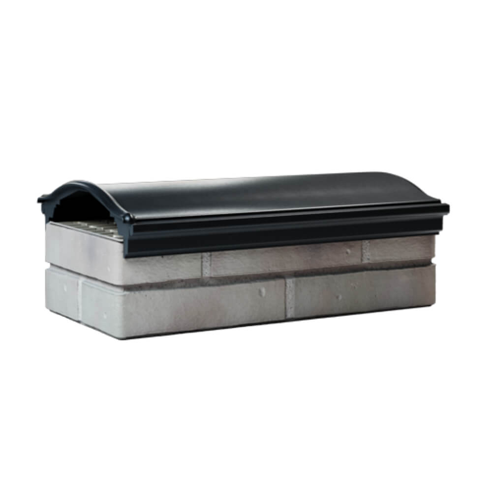 Парапет Zking Монблан Черный посадка на 1 кирпич (200/225/255мм) Югорск фото