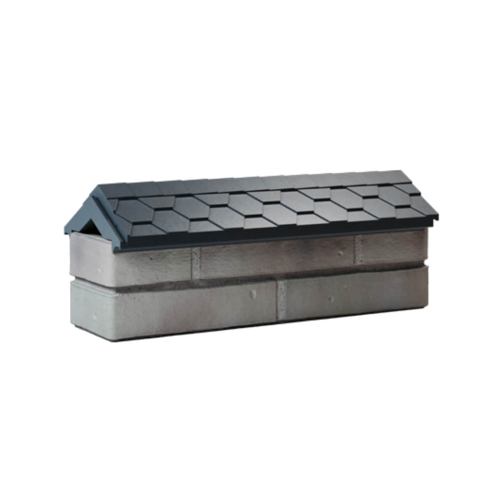 Парапет Zking Эверест Серый с посадкой на 0.5 кирпича (130мм) Югорск фото