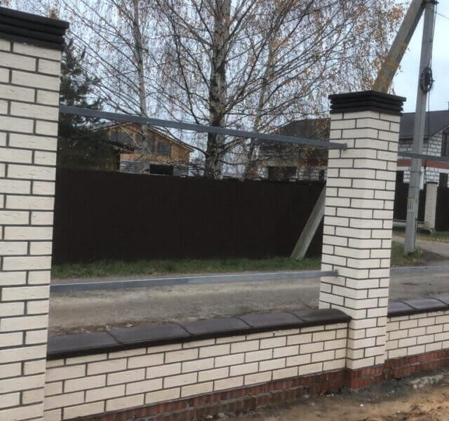 Колпак Zking Бона ХайТек Коричневый на столб 1.5х1.5 кирпича (385х385мм) в Югорске фото