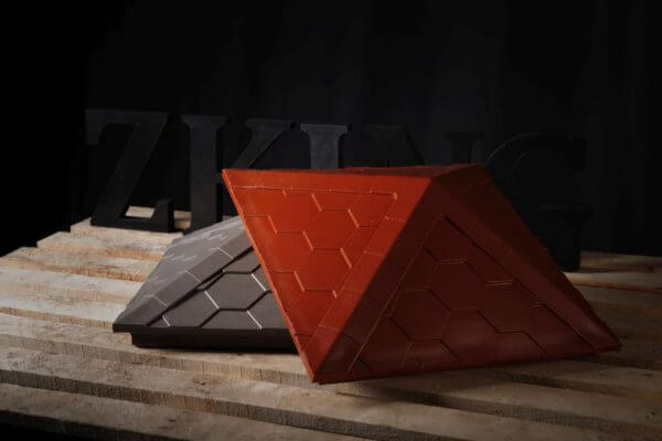 Колпак Zking Эверест Красный на столб 1.5х1.5 кирпича (390х390мм) в Югорске фото