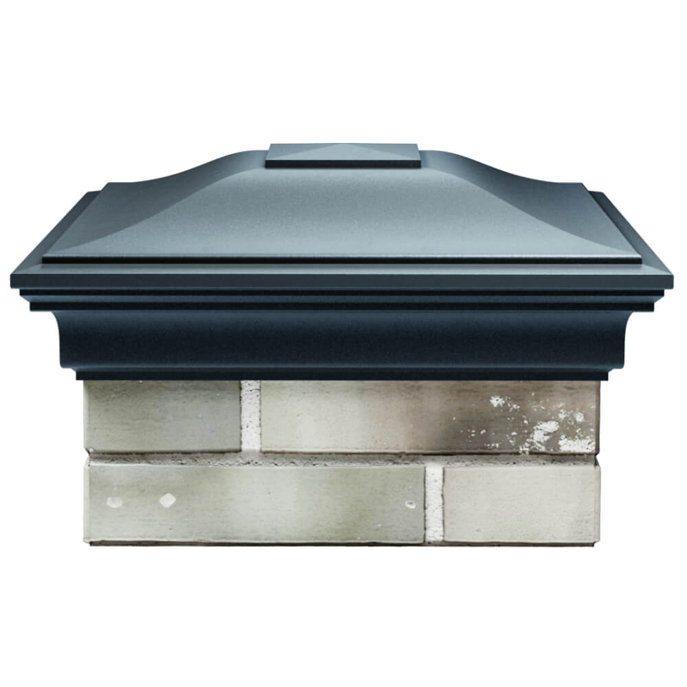 Колпак Zking Монблан Серый на столб 1.5х1.5 кирпича (385х385мм) Югорск фото