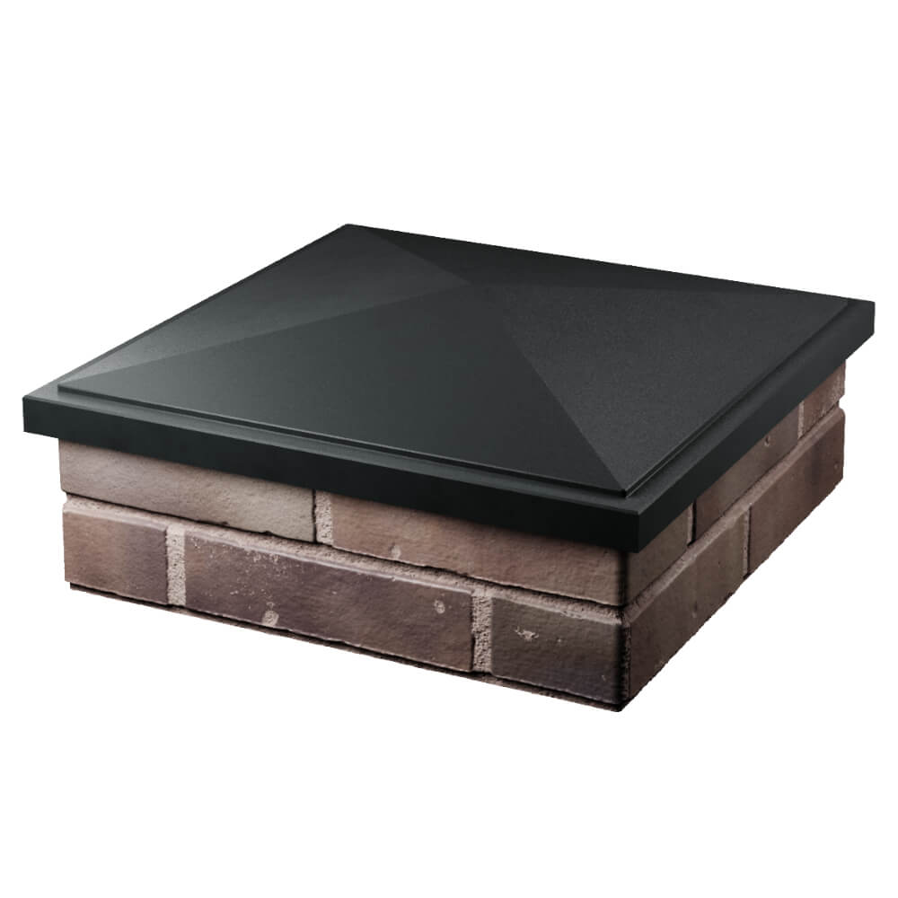 Колпак Zking БонаМоно Черный на столб 2х2 кирпича (515х515, 530х530мм) в Югорске фото