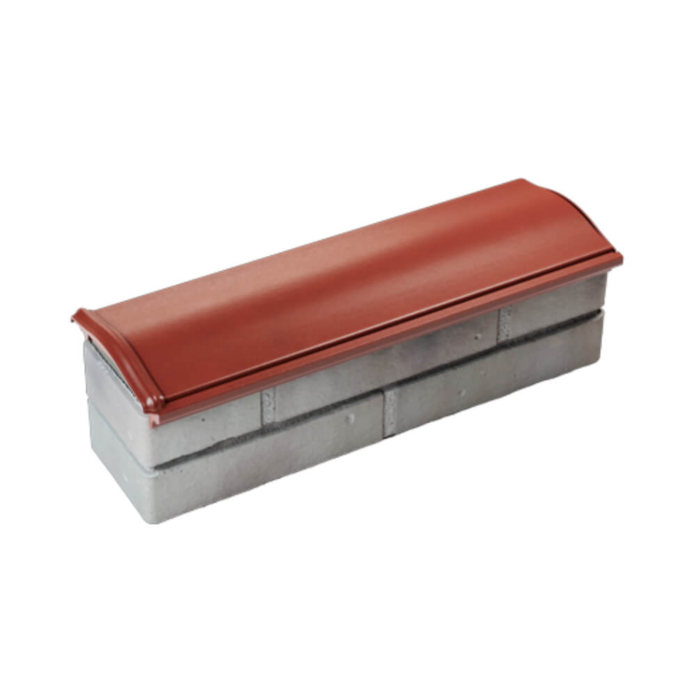 Парапет Zking Монблан Красный посадка на 0.5 кирпича (130мм) в Югорске фото