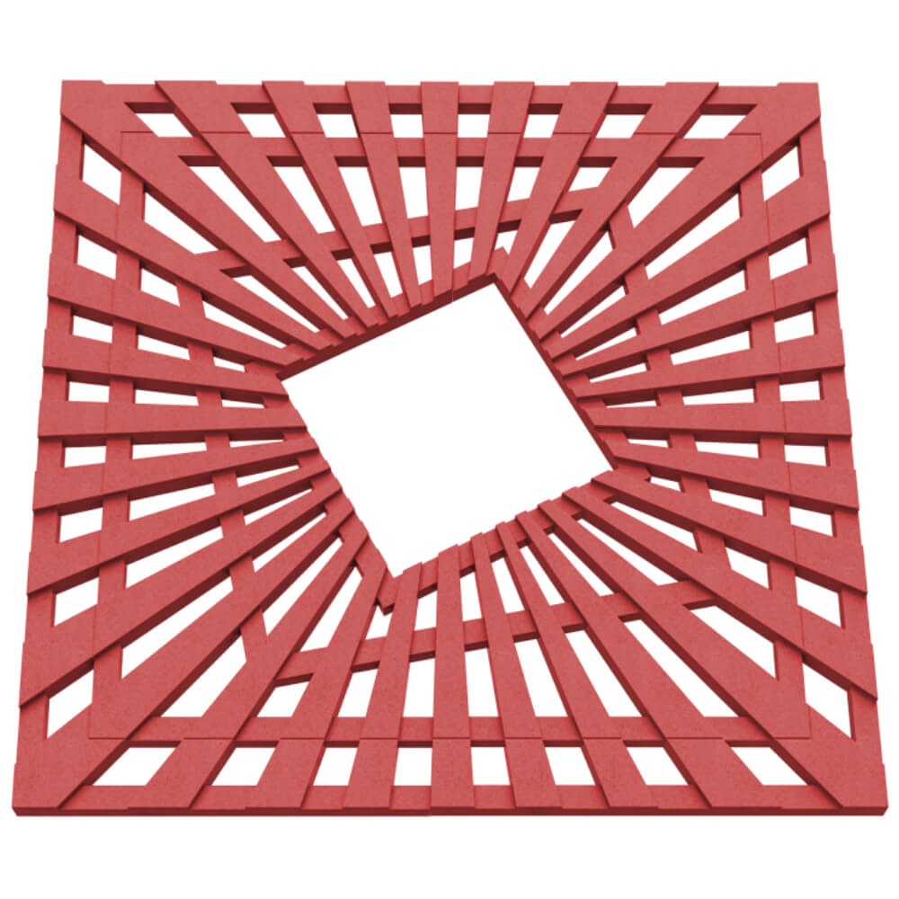 Приствольная решетка для дерева ZKING ATMOSPHERE 1.2х1.2м Красная в Югорске фото