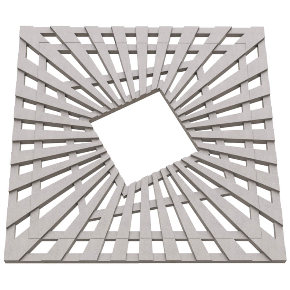 Приствольная решетка для дерева ZKING ATMOSPHERE 1.2х1.2м Бежевая в Югорске фото