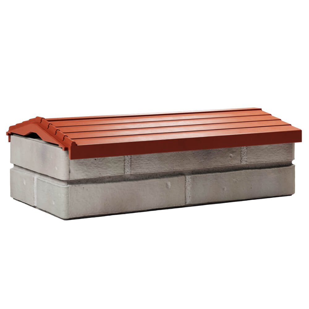 Парапет Zking Бона ХайТек Красный с посадкой на 1 кирпич (200/225/255мм) Югорск фото