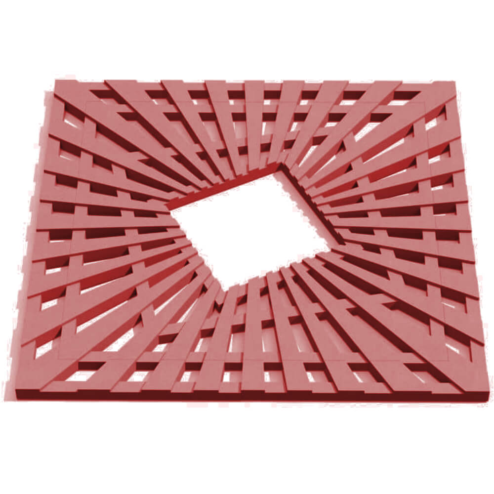 Приствольная решетка для дерева ZKING ATMOSPHERE 1.2х1.2м Красная Югорск фото