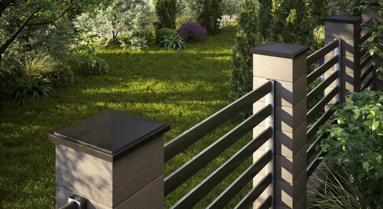 Колпак Zking БонаМоно Коричневый на столб 1.5х1.5 кирпича (385х385, 400х400мм) в Югорске фото