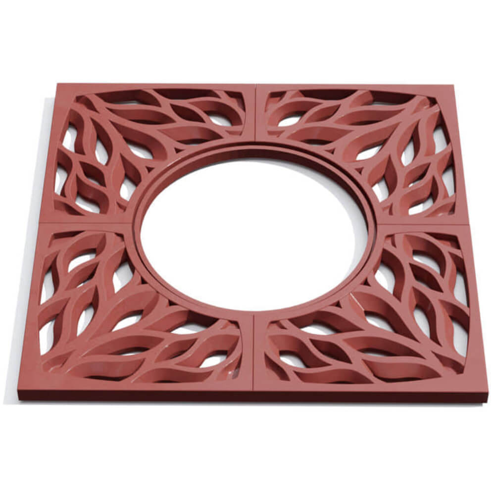 Приствольная решетка для дерева ZKING CRUST 1.2х1.2м Красная Югорск фото