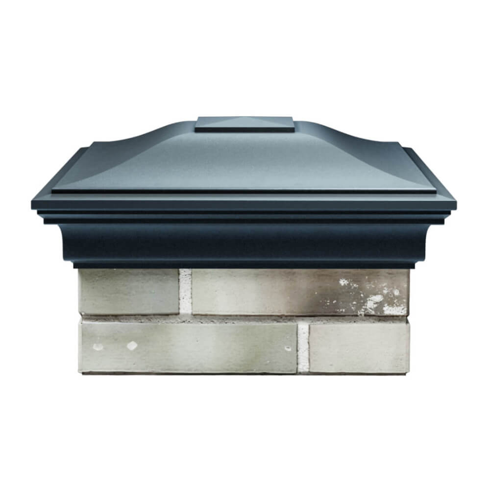 Колпак Zking Монблан Серый на столб 1.5х1.5 еврокирпича 0.7НФ (355х355мм) Югорск фото