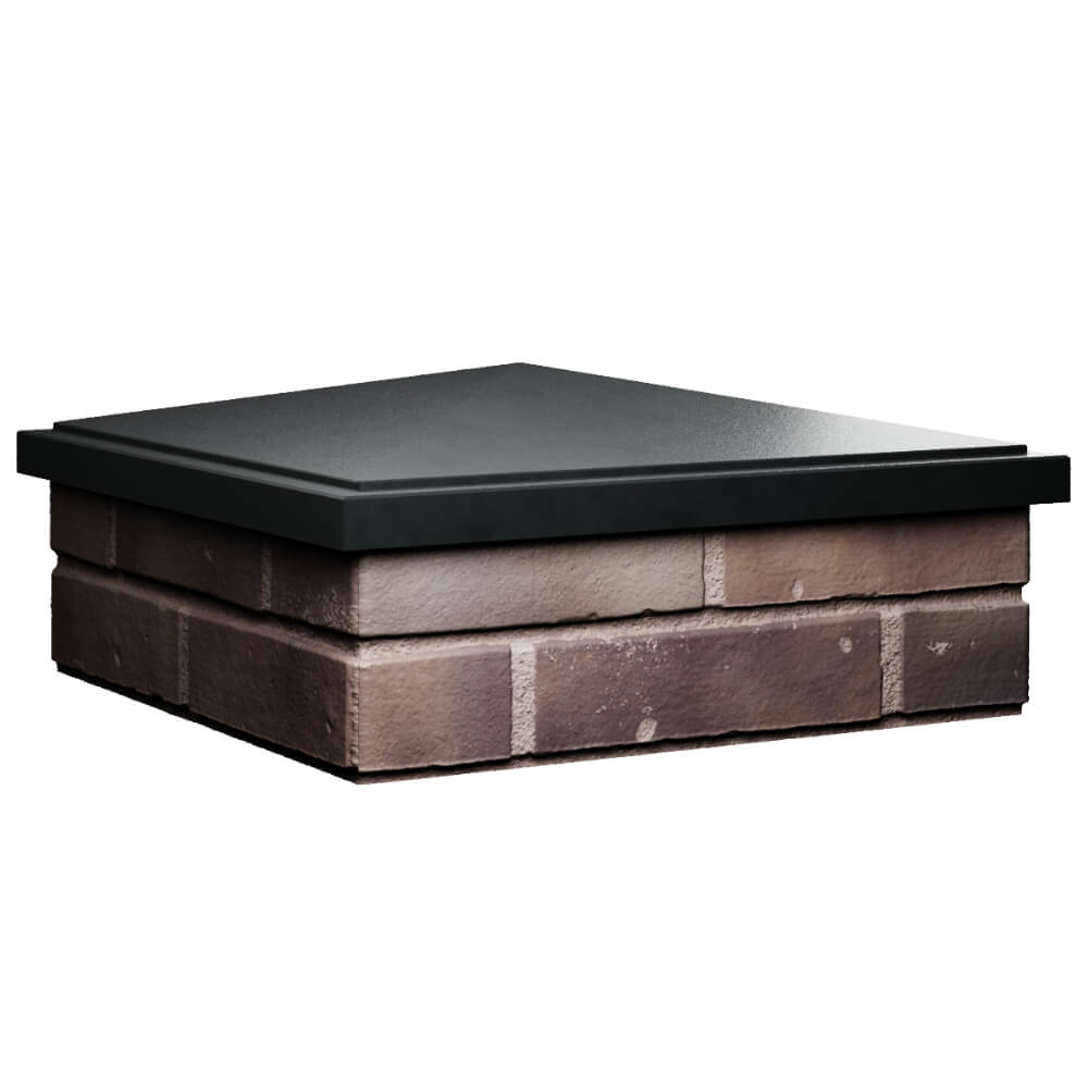 Колпак Zking БонаМоно Черный на столб 2х2 кирпича (515х515, 530х530мм) в Югорске фото