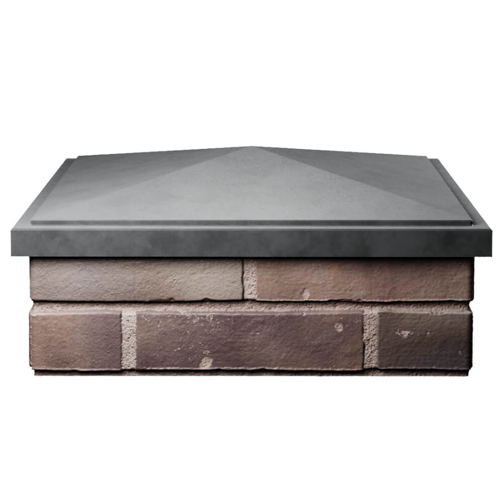 Колпак Zking БонаМоно Серый на столб 2х2 кирпича (515х515, 530х530мм) Югорск фото