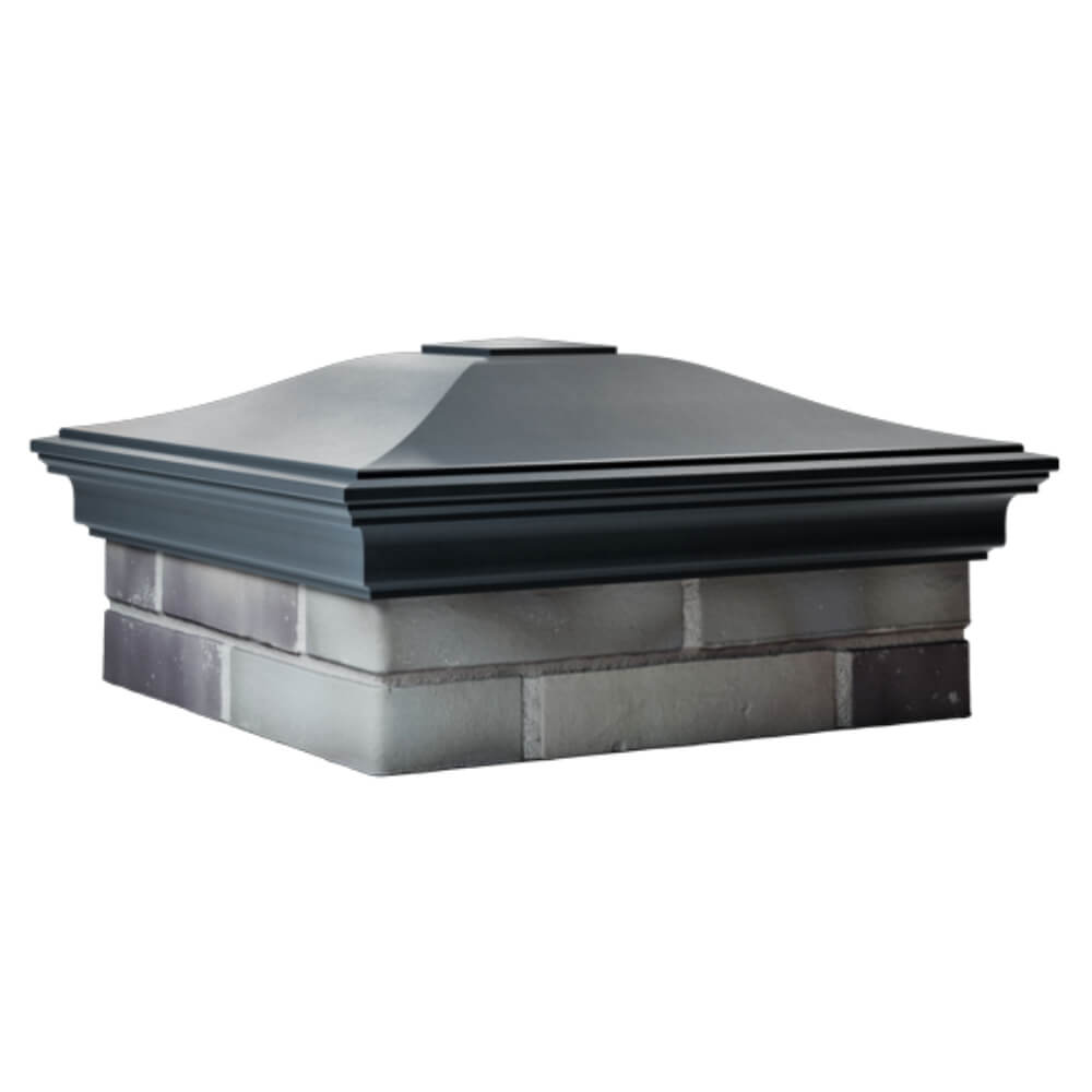 Колпак Zking Монблан Серый на столб 2х2 кирпича (515х515мм) в Югорске фото