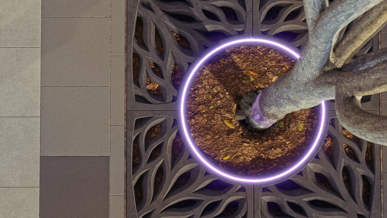 Приствольная решетка для дерева ZKING CRUST 1.2х1.2м Черная в Югорске фото