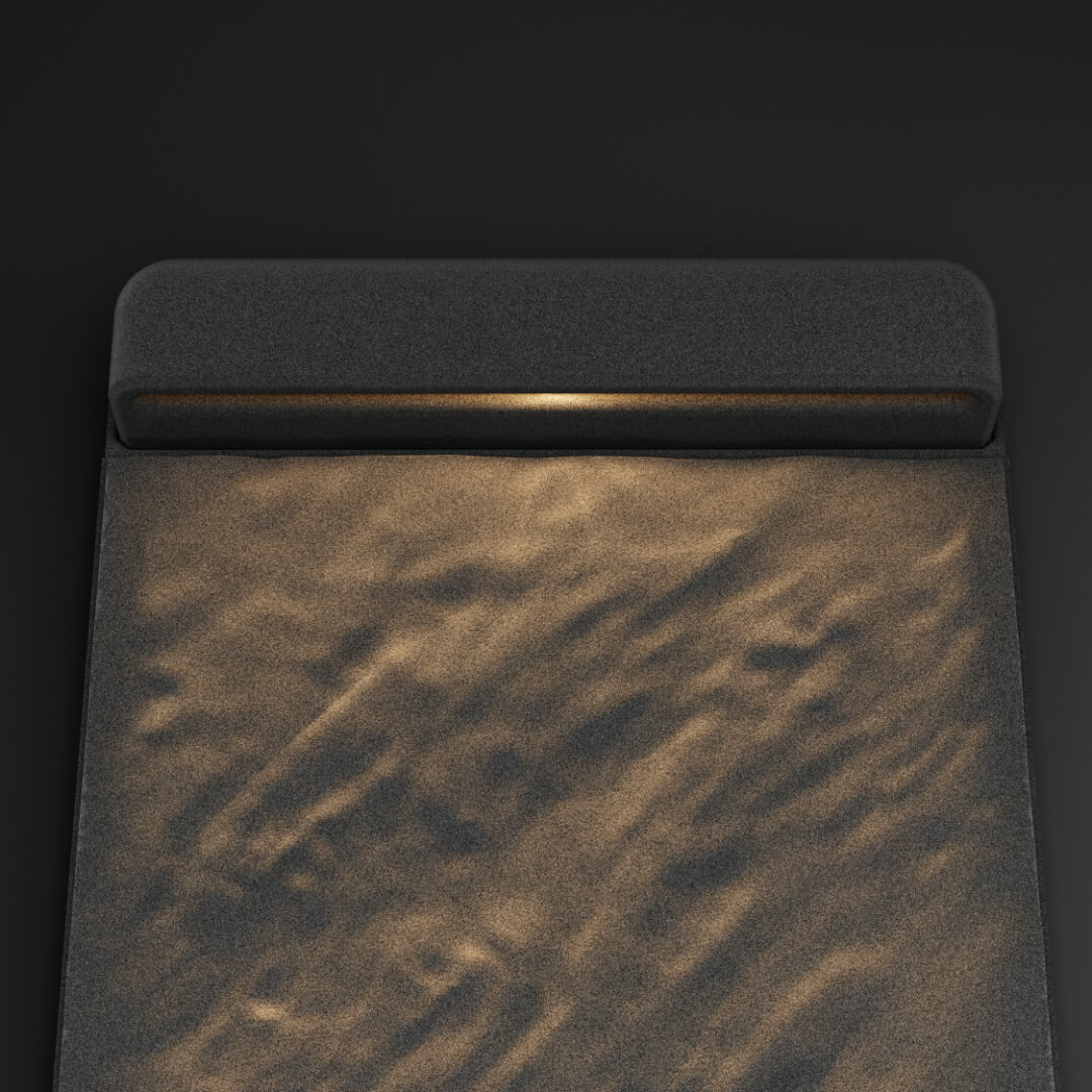 LED Светильник для шаговой плиты STONE Графитовый Серый 330х75х98мм в Югорске фото