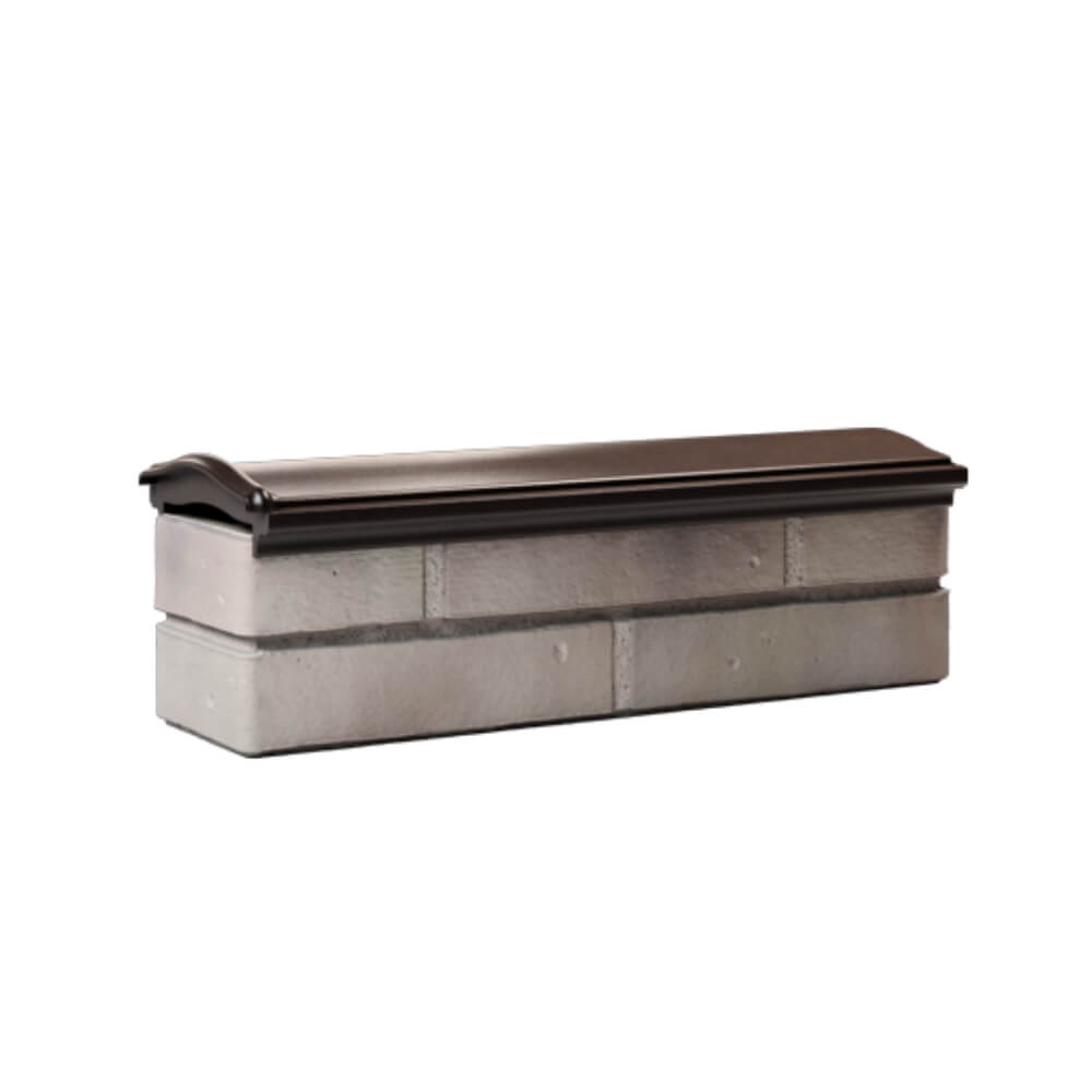 Парапет Zking Монблан Коричневый посадка на 0.5 кирпича (130мм) Югорск фото