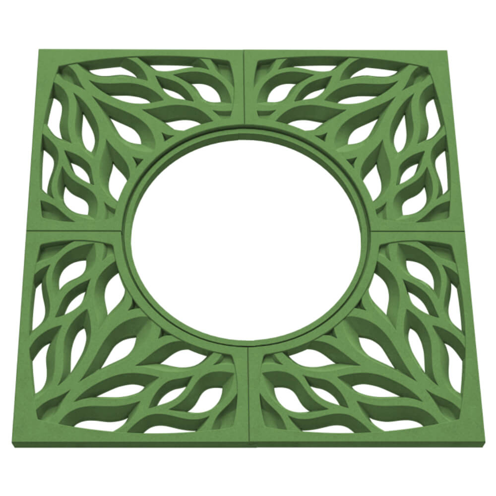 Приствольная решетка для дерева ZKING CRUST 1.2х1.2м Зеленая в Югорске фото