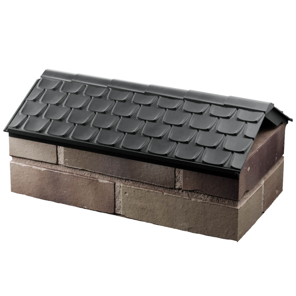 Парапет Zking Эльбрус Серый с посадкой на 1 кирпич (255мм) в Югорске фото