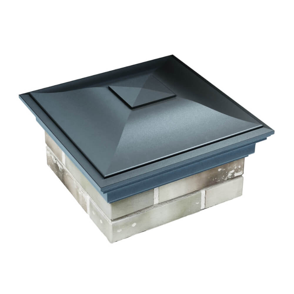 Колпак Zking Монблан Серый на столб 1.5х1.5 еврокирпича 0.7НФ (355х355мм) в Югорске фото