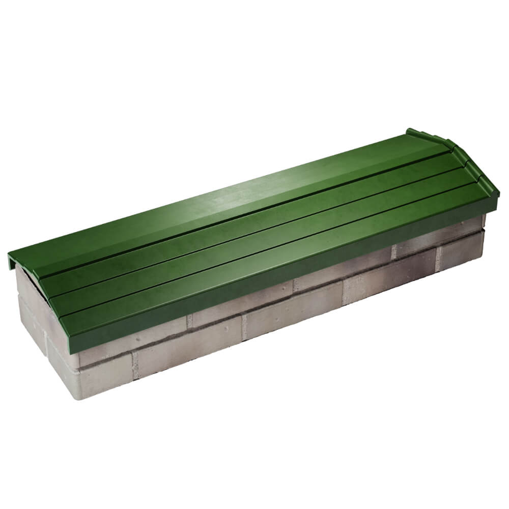 Парапет Zking Бона ХайТек Зеленый посадка на 0.5 кирпича (130мм) в Югорске фото