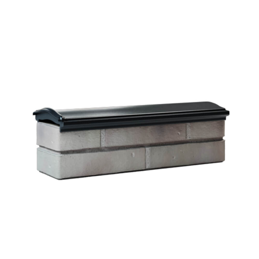 Парапет Zking Монблан Черный посадка на 0.5 кирпича (130мм) Югорск фото