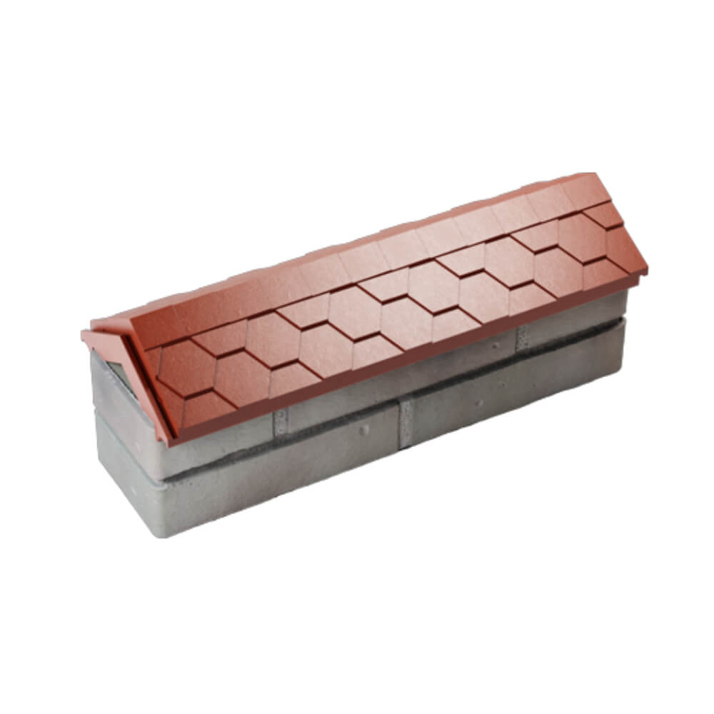 Парапет Zking Эверест Красный с посадкой на 0.5 кирпича (130мм) в Югорске фото