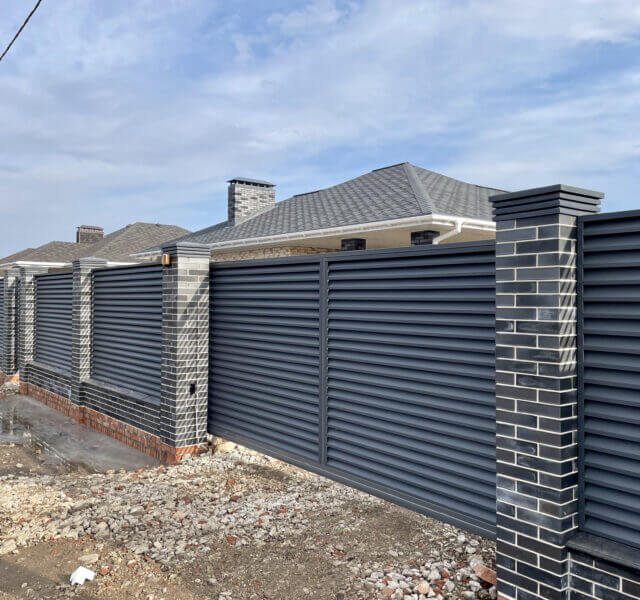 Колпак Zking Бона ХайТек Серый на столб 1.5х1.5 кирпича (385х385мм) в Югорске фото