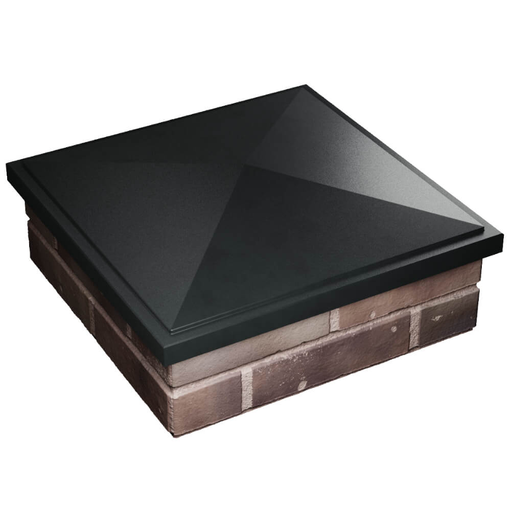 Колпак Zking БонаМоно Черный на столб 2х2 кирпича (515х515, 530х530мм) в Югорске фото